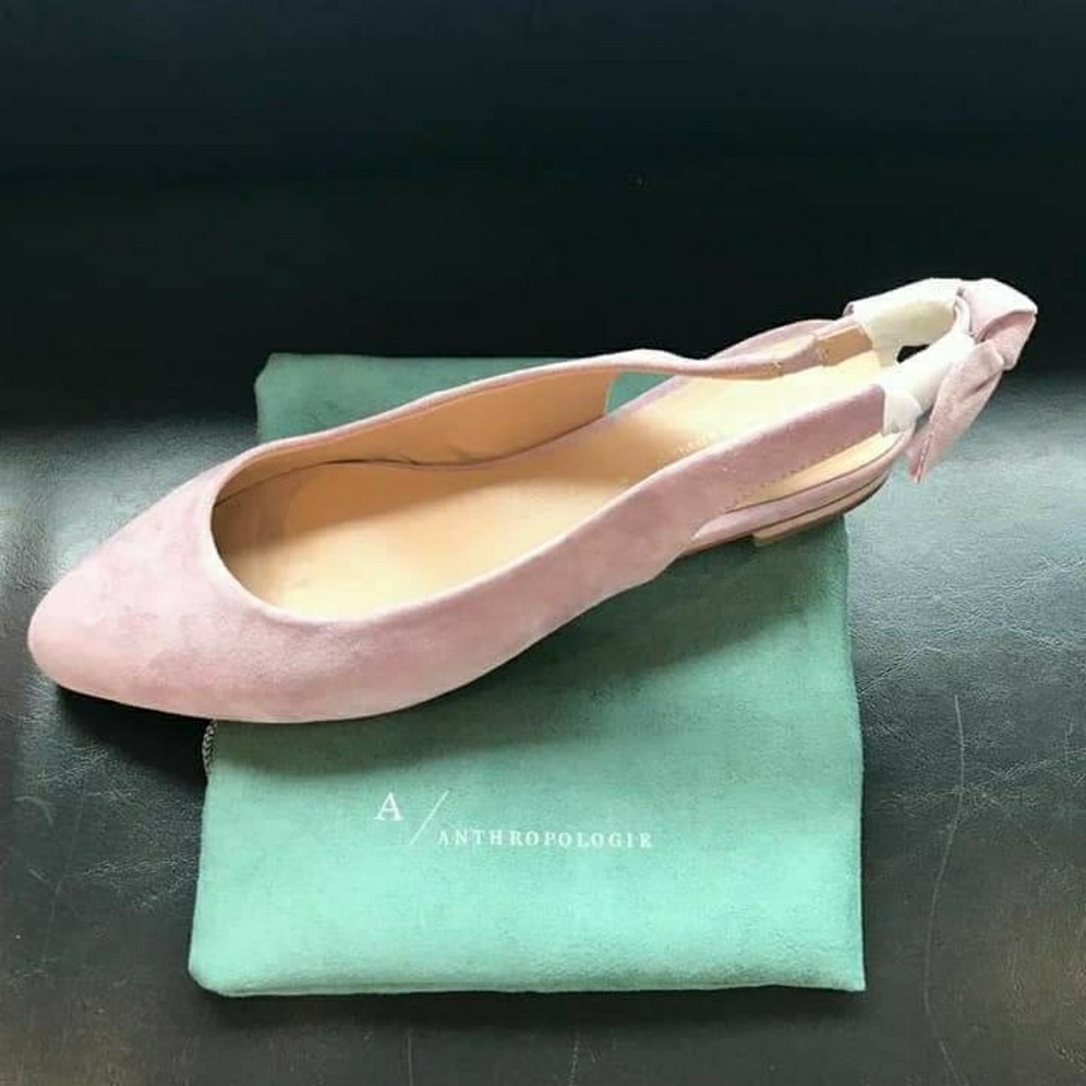 Lilac Flat Sandals
